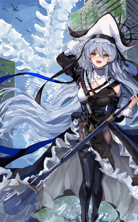 Specter [Arknights] : r/silverhair