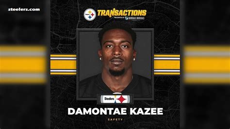 Contract Details For New Steelers S Damontae Kazee - Steelers Depot