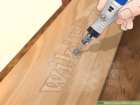 How to Carve Wood Letters: 2 Simple Methods | Dremel wood carving ...