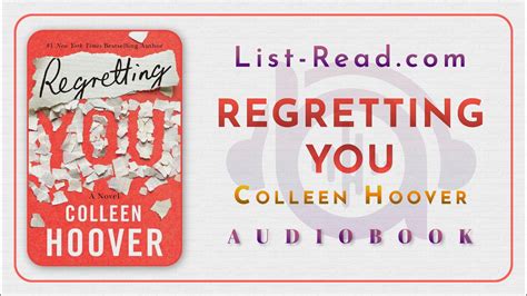 Regretting You by Colleen Hoover | Free Full audiobook by list-read ...