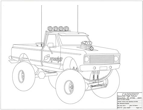 Chevy Truck Drawing at GetDrawings | Free download