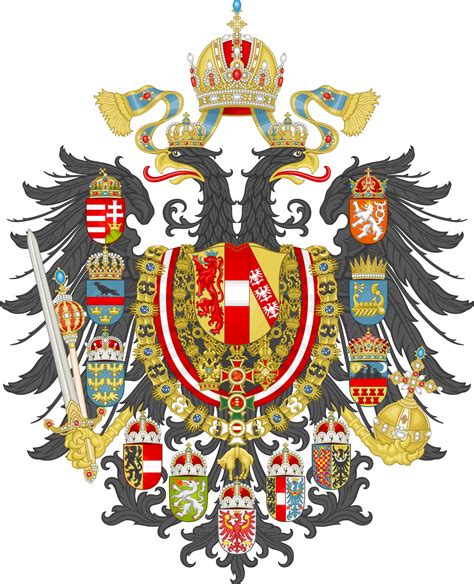 Coat of Arms of Austria-Hungary (My favorite coat of arms) : r/heraldry