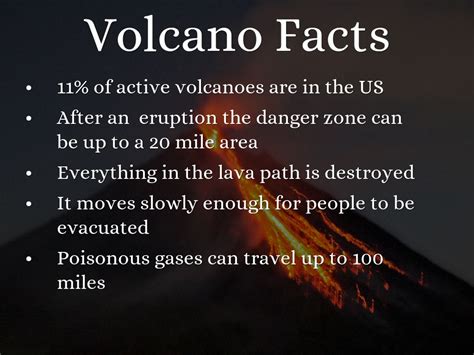 5 Facts About Volcanoes