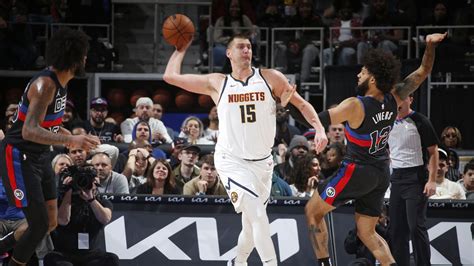 Pistons vs. Nuggets GameThread: Game Time, TV, Odds, and More