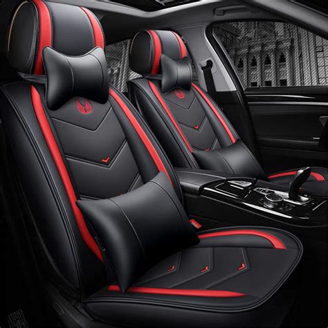 Wear-Resistant PU Leather Car Seat Cover Five Seats General