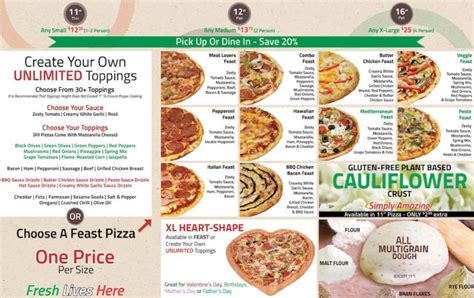 FreshSlice Pizza Kamloops » MENU