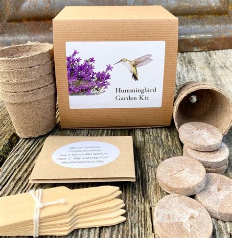 Hummingbird Garden Gift Box Kit | Plant Addicts