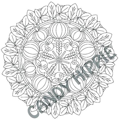 Thanksgiving Mandala Coloring Pages at GetDrawings | Free download