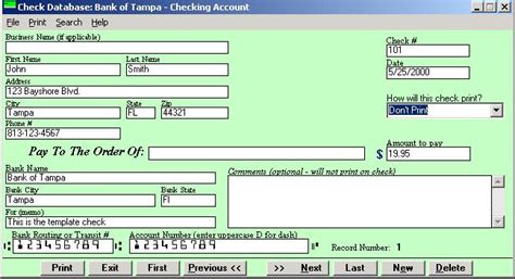 Download free Check Printing Software 2000 by CheckPrintingSoftware.com ...