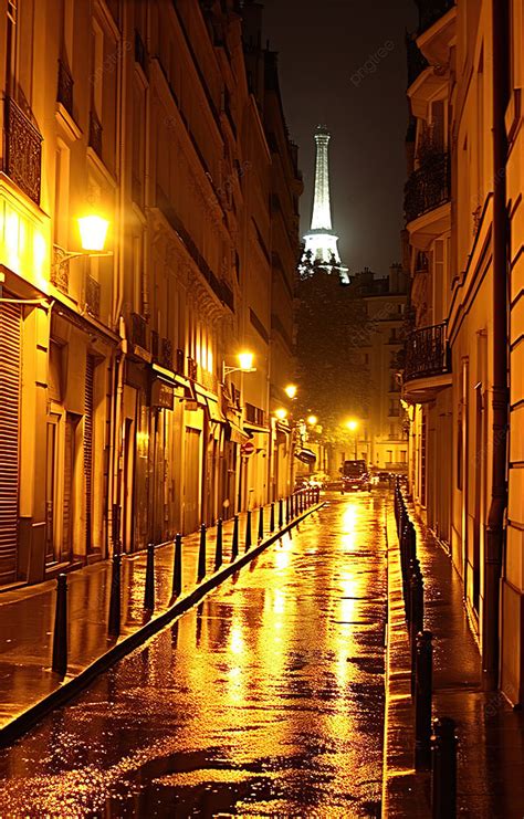 City View At Night In Paris Background Wallpaper Image For Free ...