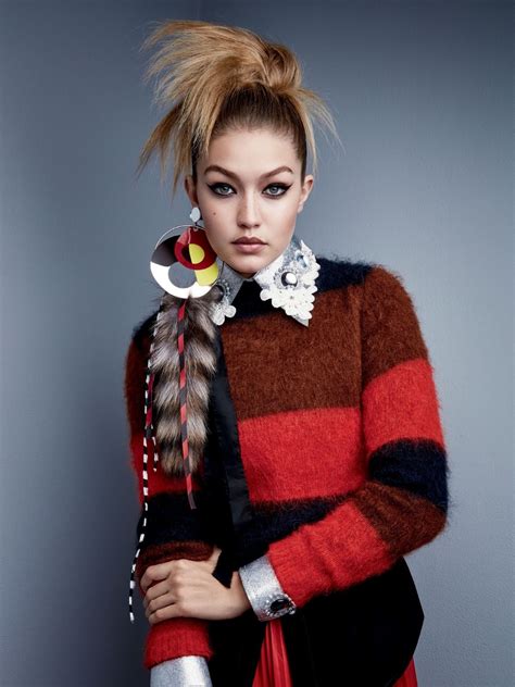 Gigi Hadid - Photoshoot for Vogue Magazine November 2015 • CelebMafia