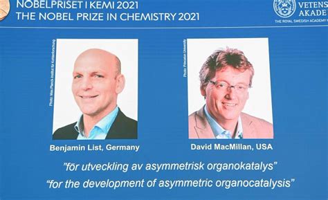 Nobel Prize In Chemistry Announced: Benjamin List And David MacMillan Awarded - Kerala9.com