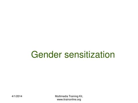 PPT - Gender sensitization PowerPoint Presentation, free download - ID ...