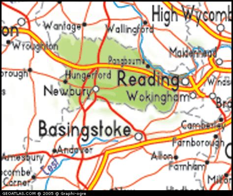 Map of West Berkshire City Picture | United Kingdom Map Regional City Province