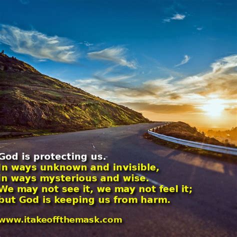 God is Your Shield and Protection - "I Take Off The Mask!" - Quotes ...