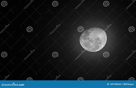 Moon through Telescope with Visible Craters and the Sea of Tranquility Stock Photo - Image of ...