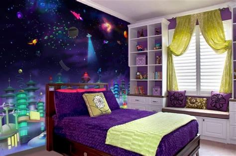 50+ Space Themed Bedroom Ideas for Kids and Adults