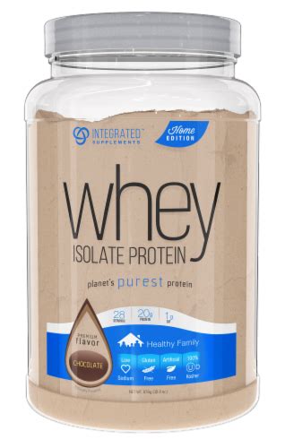 Integrated Supplements Whey Isolate Chocolate Protein Powder, 30.9 oz ...