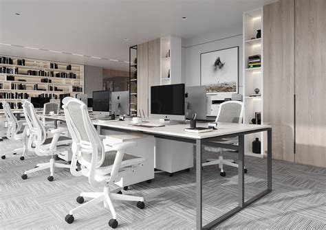 Modern office design on Behance