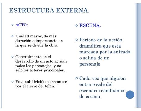 TOMi.digital - ESTRUCTURA EXTERNA DEL GÉNERO DRAMÁTICO