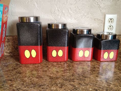 Mickey Canisters for kitchen | Mickey mouse kitchen, Disney kitchen, Mickey kitchen