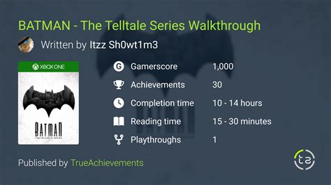 Batman: The Telltale Series Walkthrough - Complete Game Guide