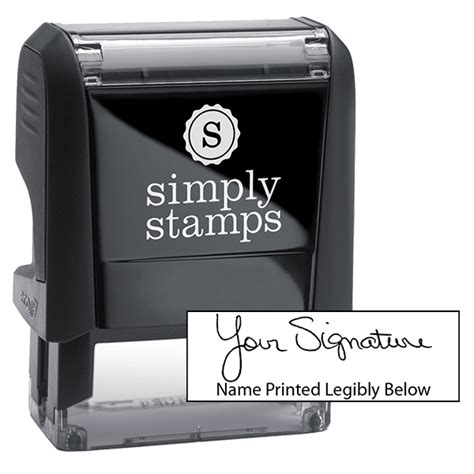 All-Purpose, Self-Inking Signature Stamp - Simply Stamps