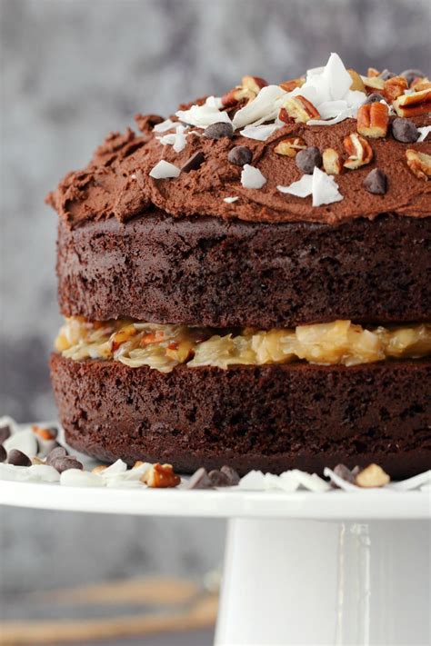 Easy Recipe: Perfect German Chocolate Cake For Two - The Healthy Cake ...