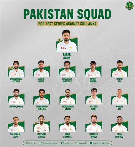 Pak vs Sri 2023: Shaheen Afridi Returns to Pakistan's Test Squad, A ...