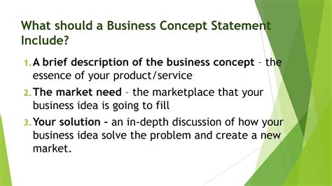 Business Concept Statement - YouTube