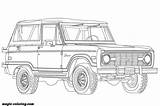 Ford Bronco Coloring Pages sketch template