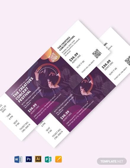 32+ Concert Ticket Examples in Word | PSD | AI | EPS Vector ...