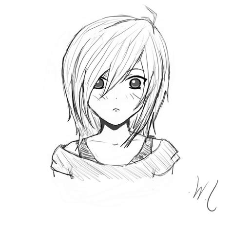 Easy Manga Drawing at GetDrawings | Free download