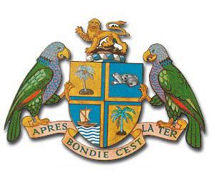 Description of the Heraldic - Dominica coat of arms