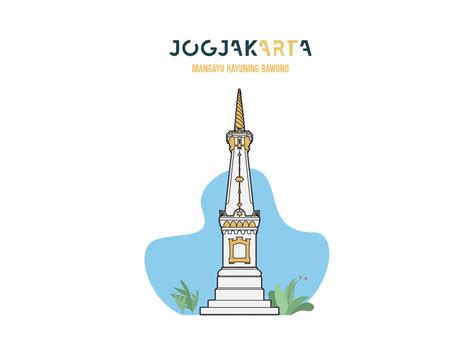 tugu jogja illustrasi by Afnan Assagav on Dribbble