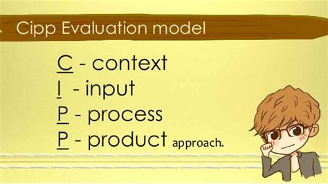 Cipp evaluation model