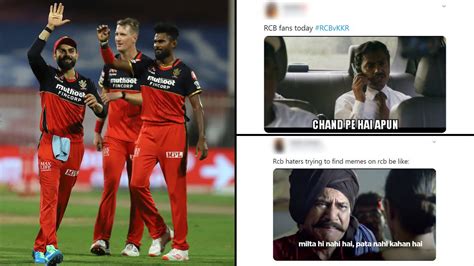 RCB Funny Memes Go Viral After Virat Kohli's Team Beats KKR By 82 Runs To Move Third in IPL 2020 ...