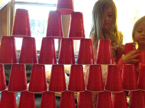 A Childhood List: 91) Plastic Cup Stacking