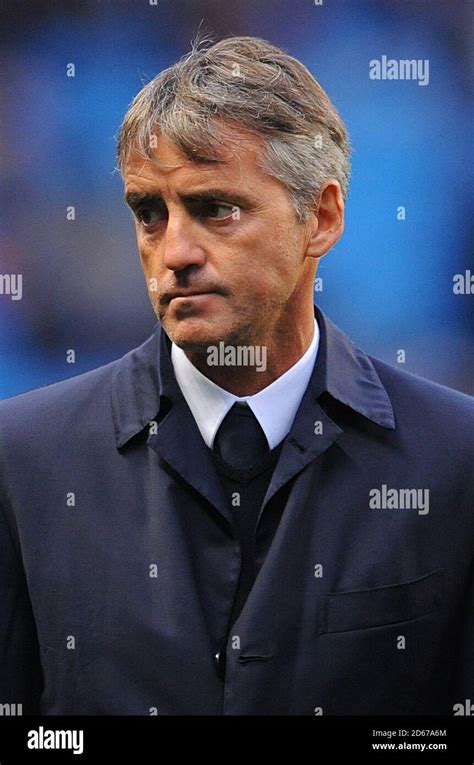 Roberto Mancini, Manchester City manager Stock Photo - Alamy