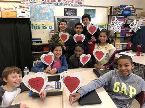 Team Integrity Celebrates Valentine's Day | News Story - Washingtonville Middle School