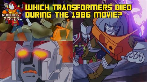 Which Transformers Died During The Transformers: The Movie? - YouTube