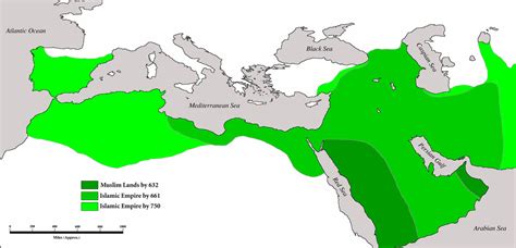 Islamic Empire Map 2 Diagram | Quizlet