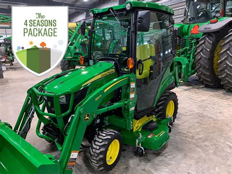 2021 John Deere 1025R Cab Tractor + Loader + Snowblower | 4 Seasons Package | Prairie State Tractor