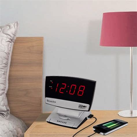 Ebern Designs USB Charging Port Led Alarm Clock & Reviews | Wayfair