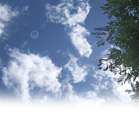 Blue Sky Clouds PNG Transparent, Sky Blue With Clouds And Leave, Blue ...