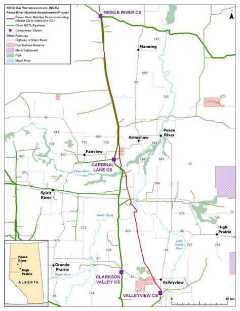 CER – Nova Gas Transmission Ltd – Peace River Mainline Abandonment Project