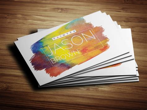 Creative Painter Business Card | Business Card Templates ~ Creative Market