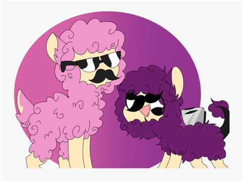 Purple Clipart Sheep - Pink Sheep And Purple Shep Fan Art , Free Transparent Clipart - ClipartKey