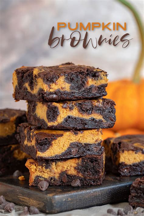 Easy Pumpkin Brownies - The perfect fall dessert recipe! - Mom On Timeout