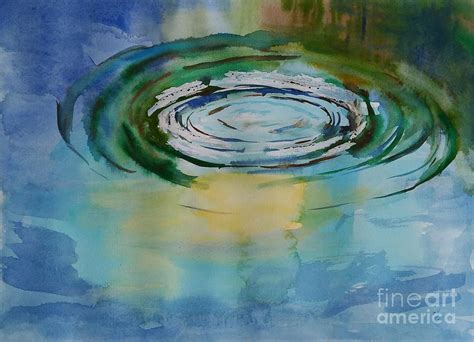 Water ripples, Ontario lake Painting by Tamara Vitsenkova - Fine Art America